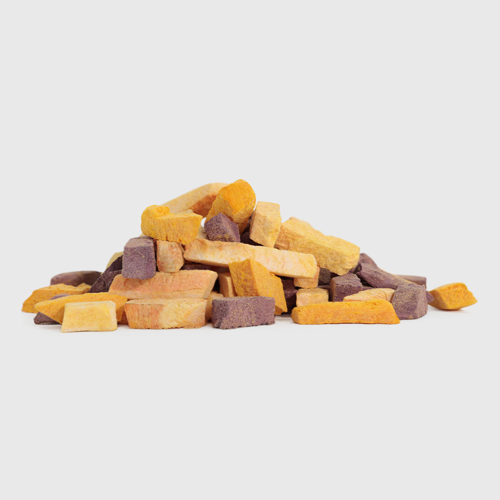 FREEZE DRIED VEGETABLES MIX(SWEET POTATO & POPULAR SWEET POTATO & PUMPKIN & CARROT)
